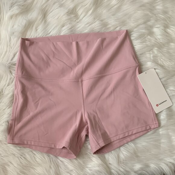 LULULEMON Align High Rise Shorts 4" in Pink Haze Sz 10 - Picture 1 of 4